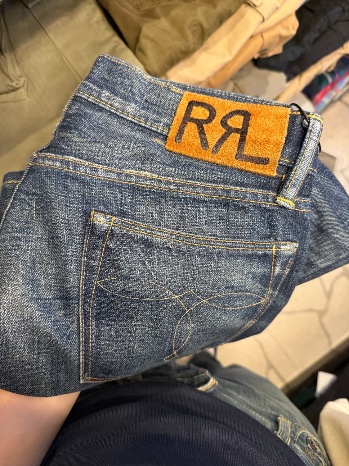 rrl 더블알엘 슬림 스트레이트 핏 28 데님  상품이미지2