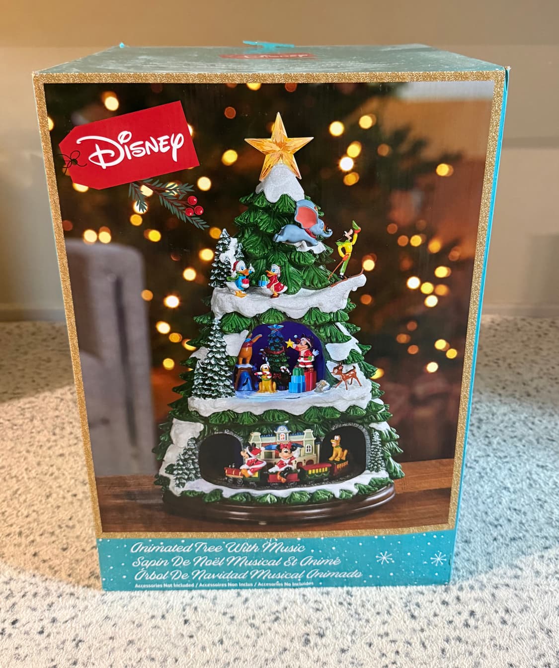 디즈니 크리스마스 트리 오르골 조명 장식 코스트코 상품이미지2