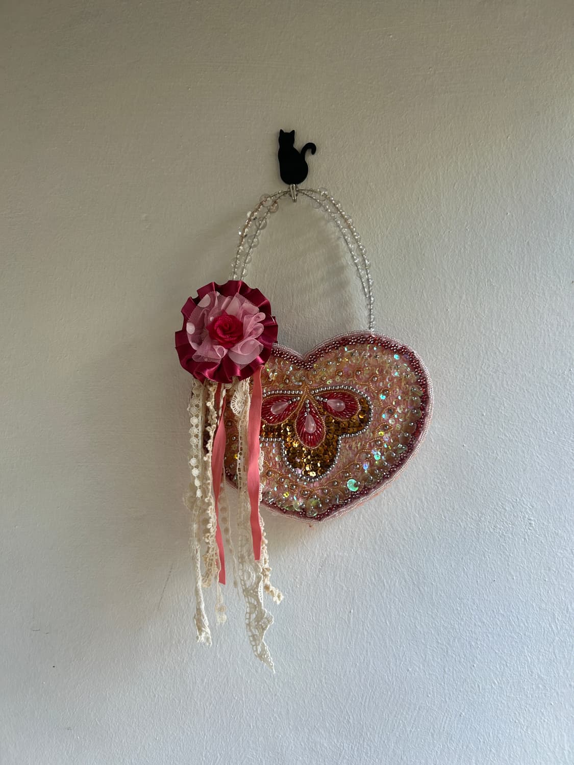 로제트 비즈가방 상품이미지1