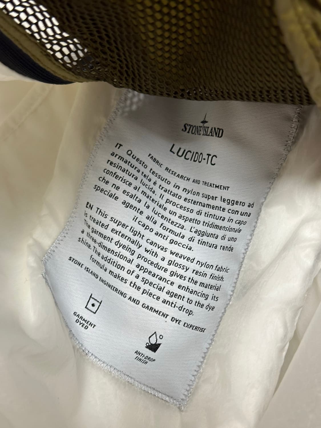 스톤아일랜드 루시드 tc 패커블 자켓 L(105) 새상품 상품이미지2