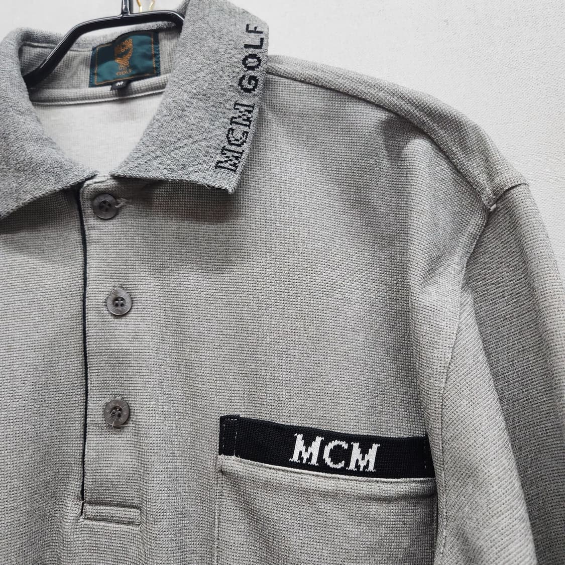 MCM골프 로고 원포켓 PK긴팔 M(L) 상품이미지2