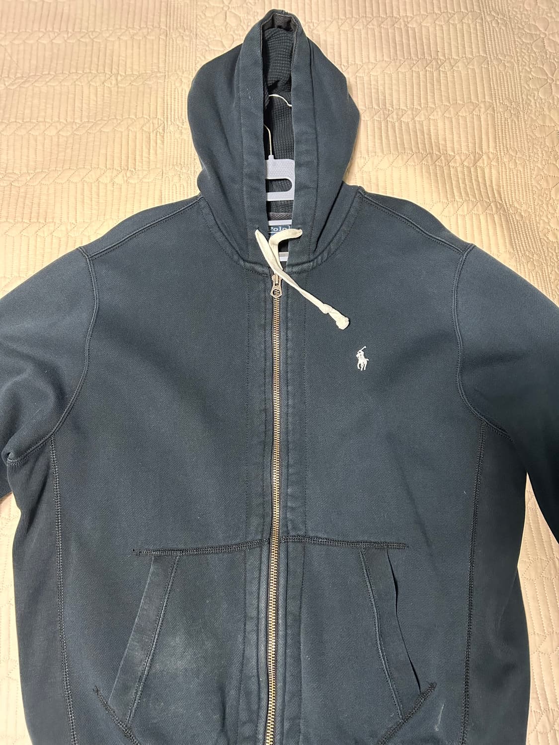 폴로 네이비 후드집업 상품이미지1