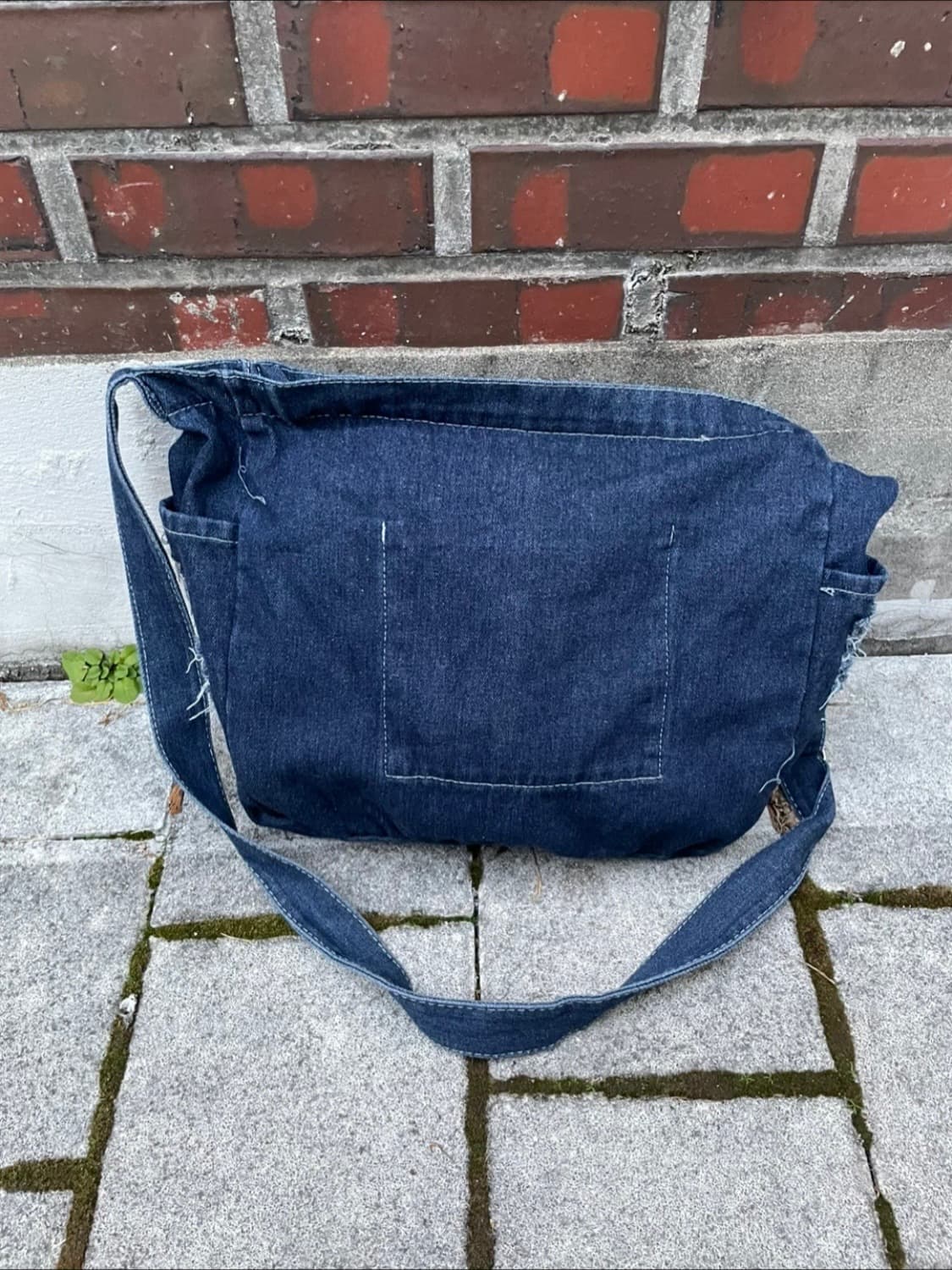 멀티포켓 데님 크로스백  상품이미지3