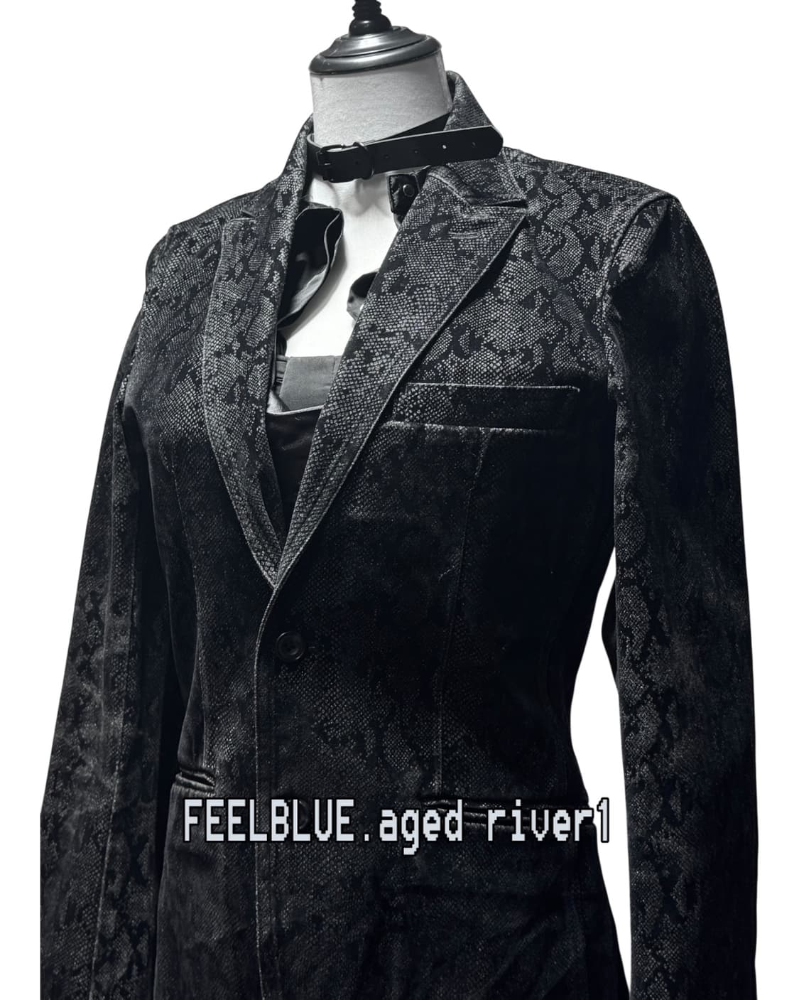 Snake Pattern Jacket & Shirts, Dress Set 상품이미지5