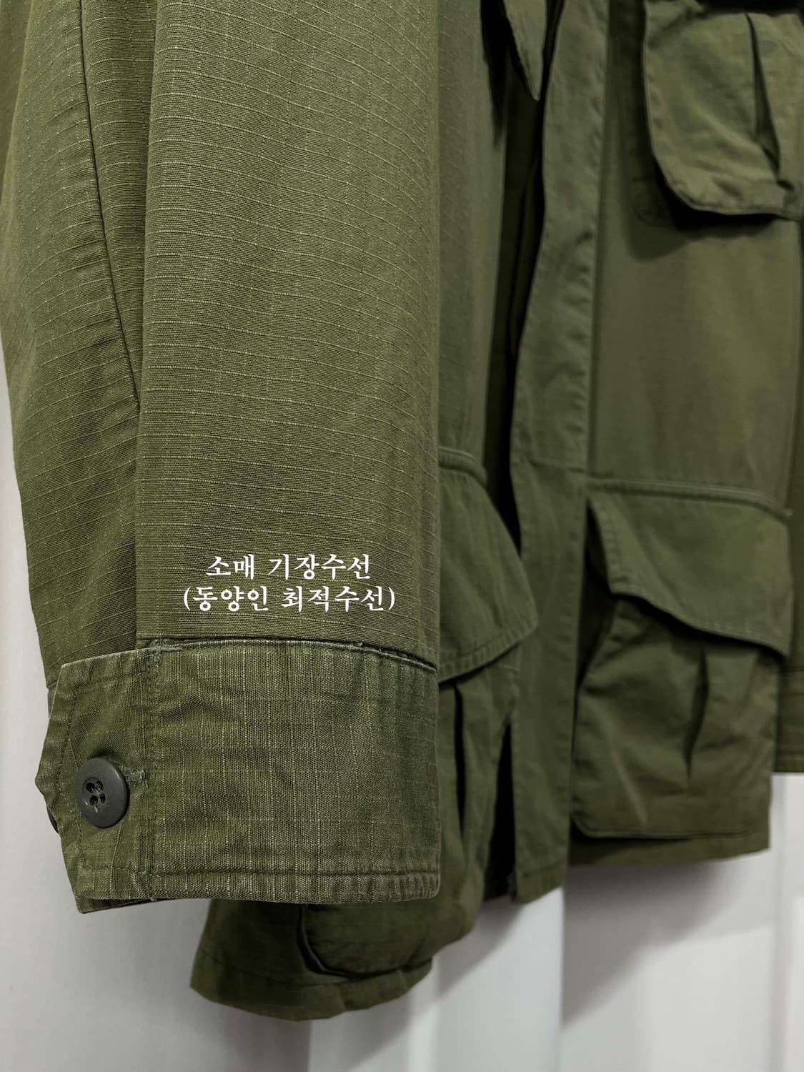 폴로 랄프로렌 퍼티그 립스탑 올리브 워시드 유틸리티 자켓 M 상품이미지7