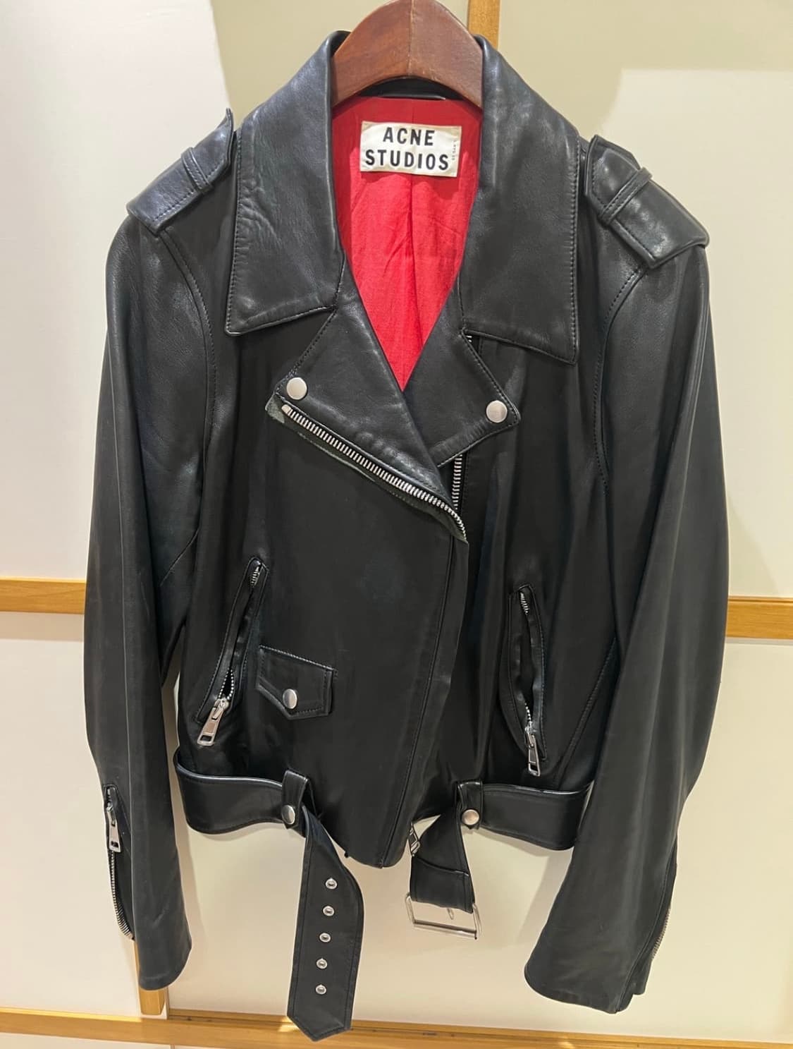 아크네스튜디오 레더 라이더 자켓 상품이미지1