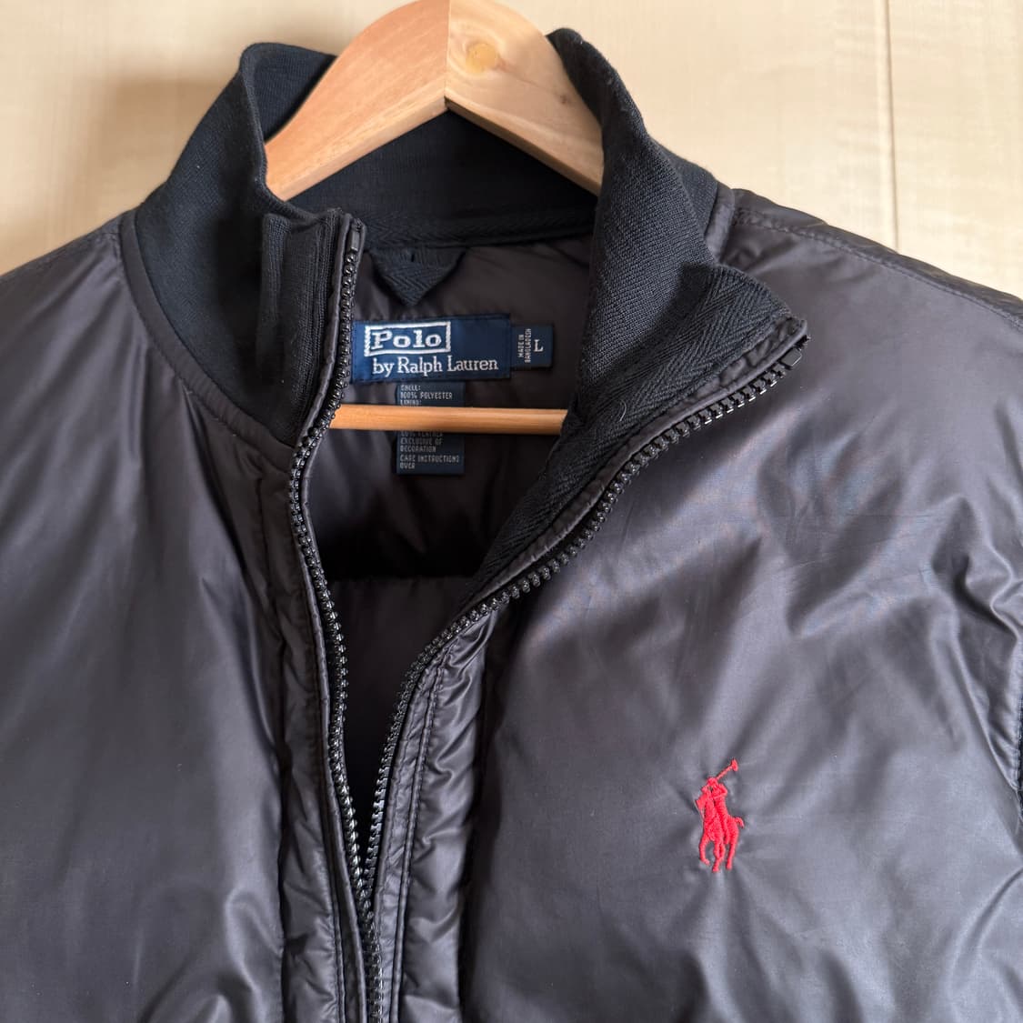 폴로랄프로렌 덕다운 베스트 블랙 105 상품이미지4