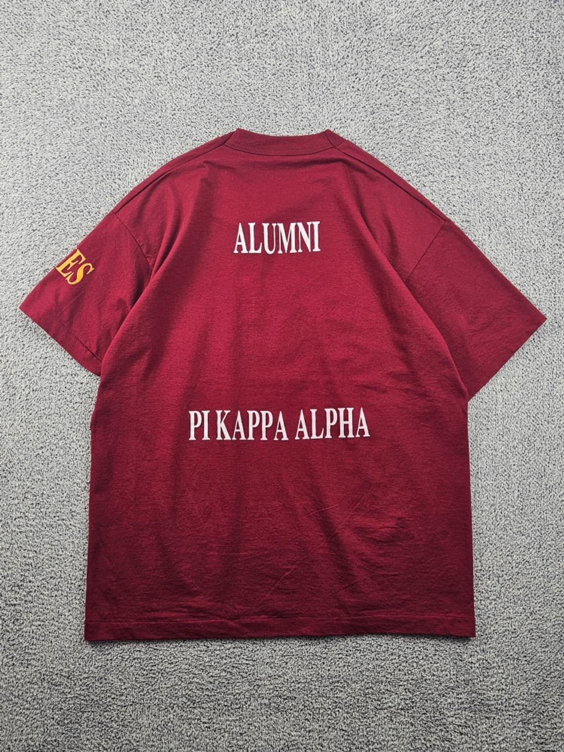 8~90's USA 프룻오브더룸 싱글스티치 반팔티셔츠 (XL)/11979 상품이미지3