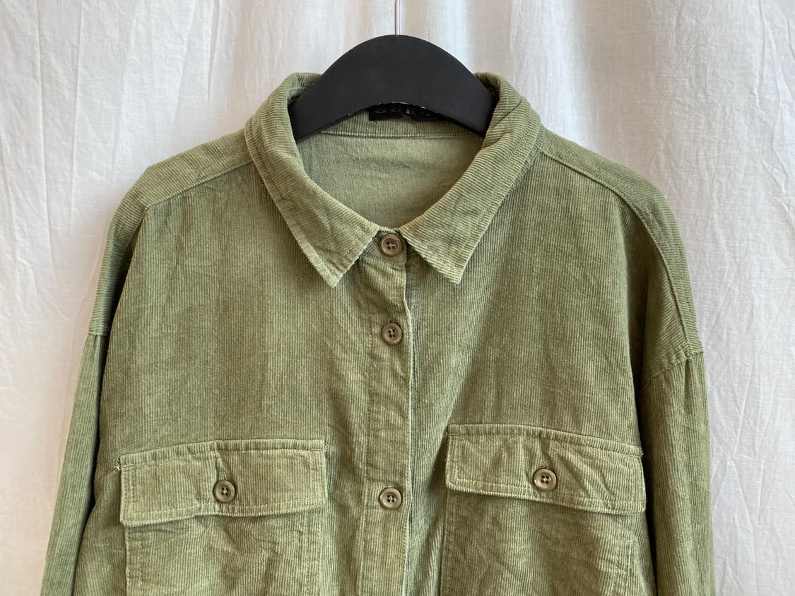 GORGE 카키 코듀로이 블라우스(F) 상품이미지2