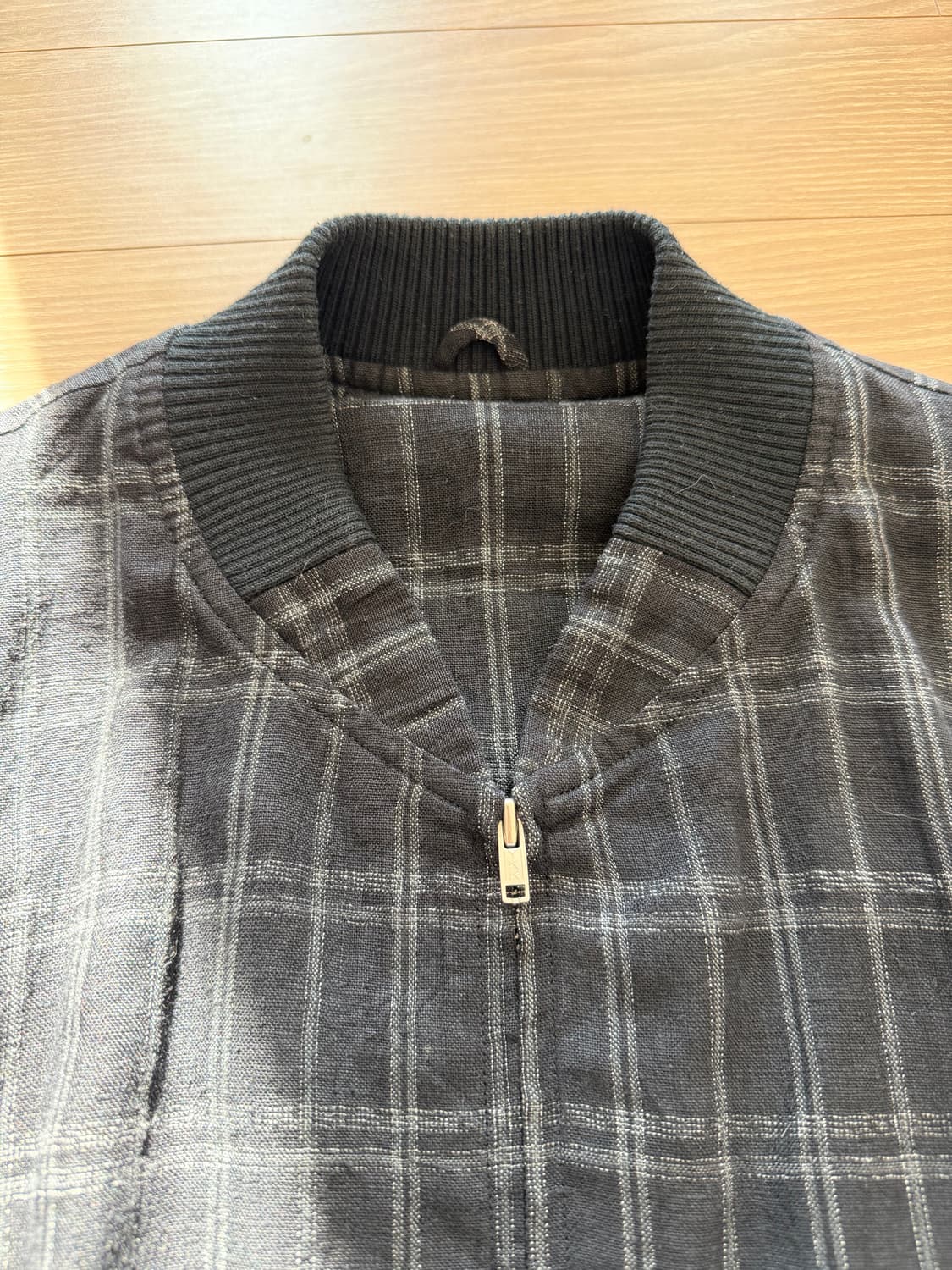 80s 꼼데가르송 옴므 린넨 봄버 상품이미지3