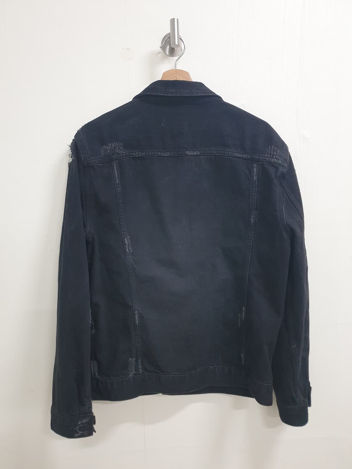 ALLSAINTS 블랙 트루커 데님 자켓 L 상품이미지6