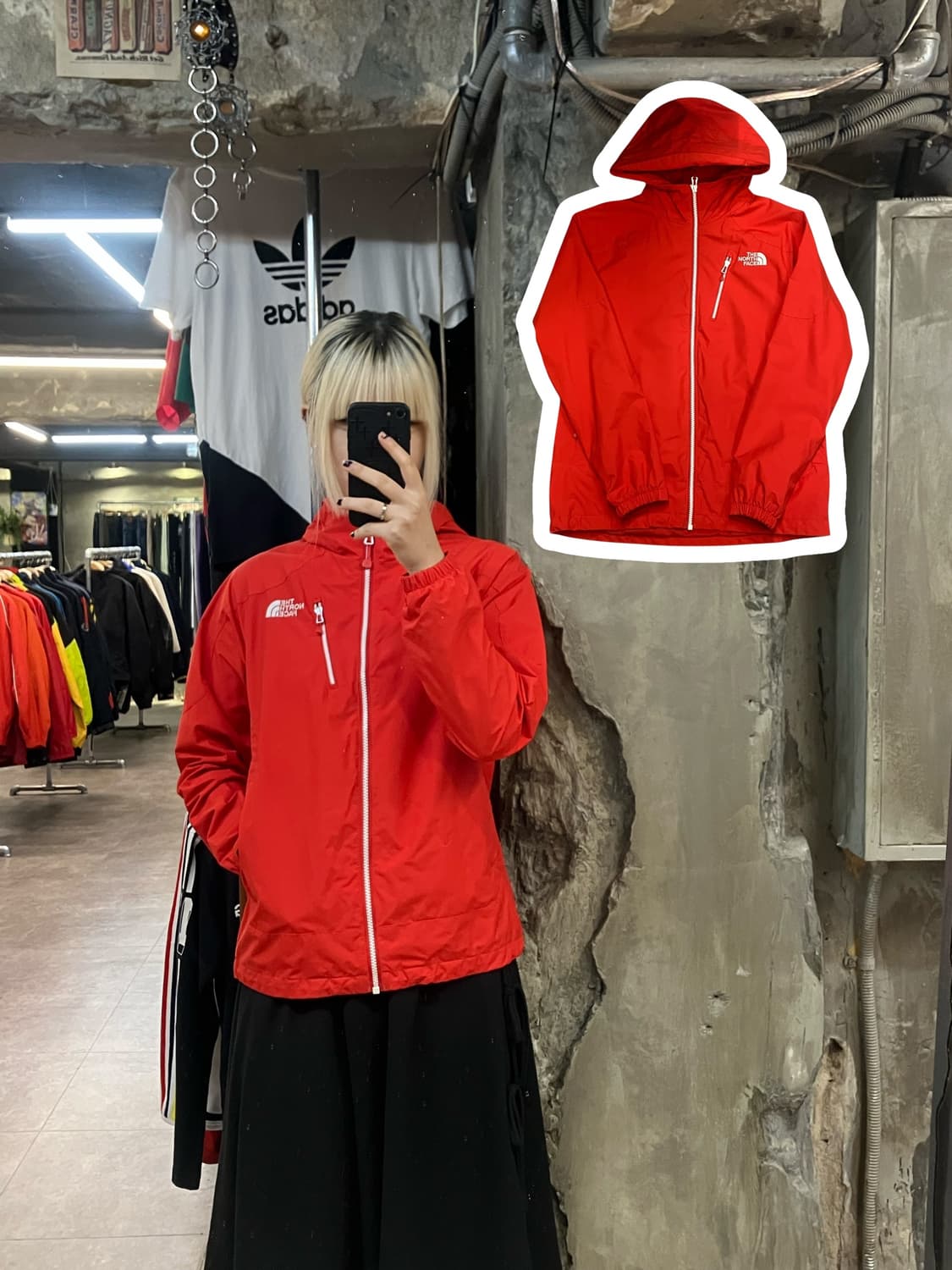 노스페이스 점퍼 레드 90  #csz2000  상품이미지1