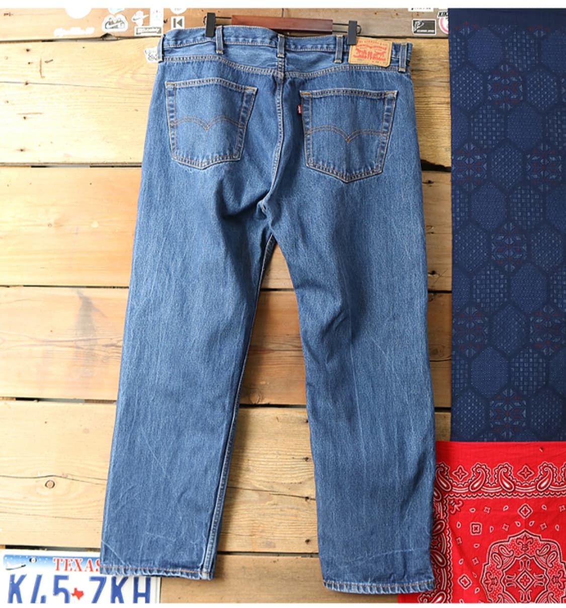 levis 리바이스 505 빅 사이즈 데님 40사이즈 세탁완료  상품이미지4