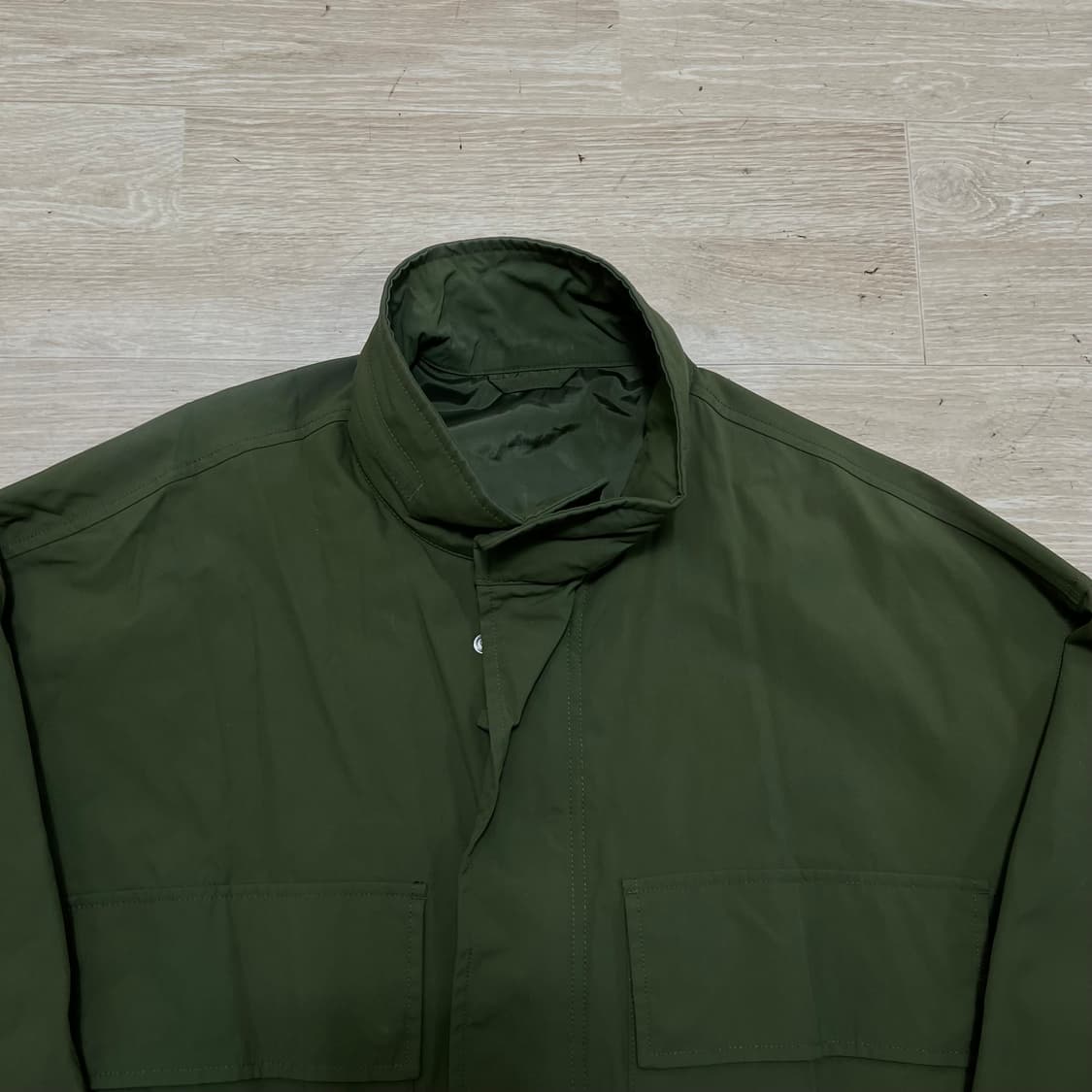 에잇세컨즈 하이넥 포켓 밀리터리 야상 필드자켓 [카키] L/100 상품이미지2