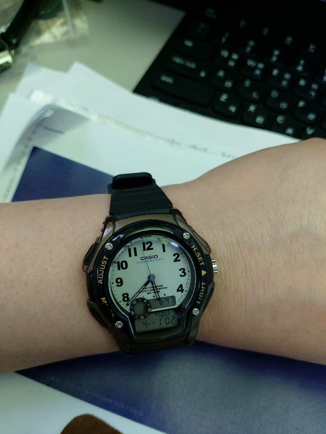 카시오 ILLUMINATOR 아날로그 디지털 상품이미지4