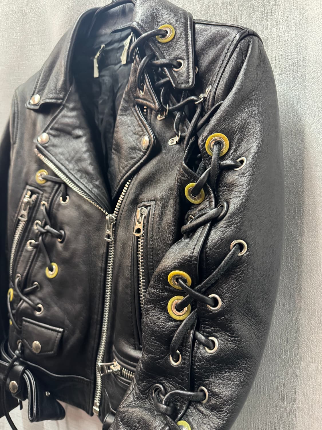 아크네스튜디오 양가죽 레이스업 레더자켓 34(XS) 상품이미지2