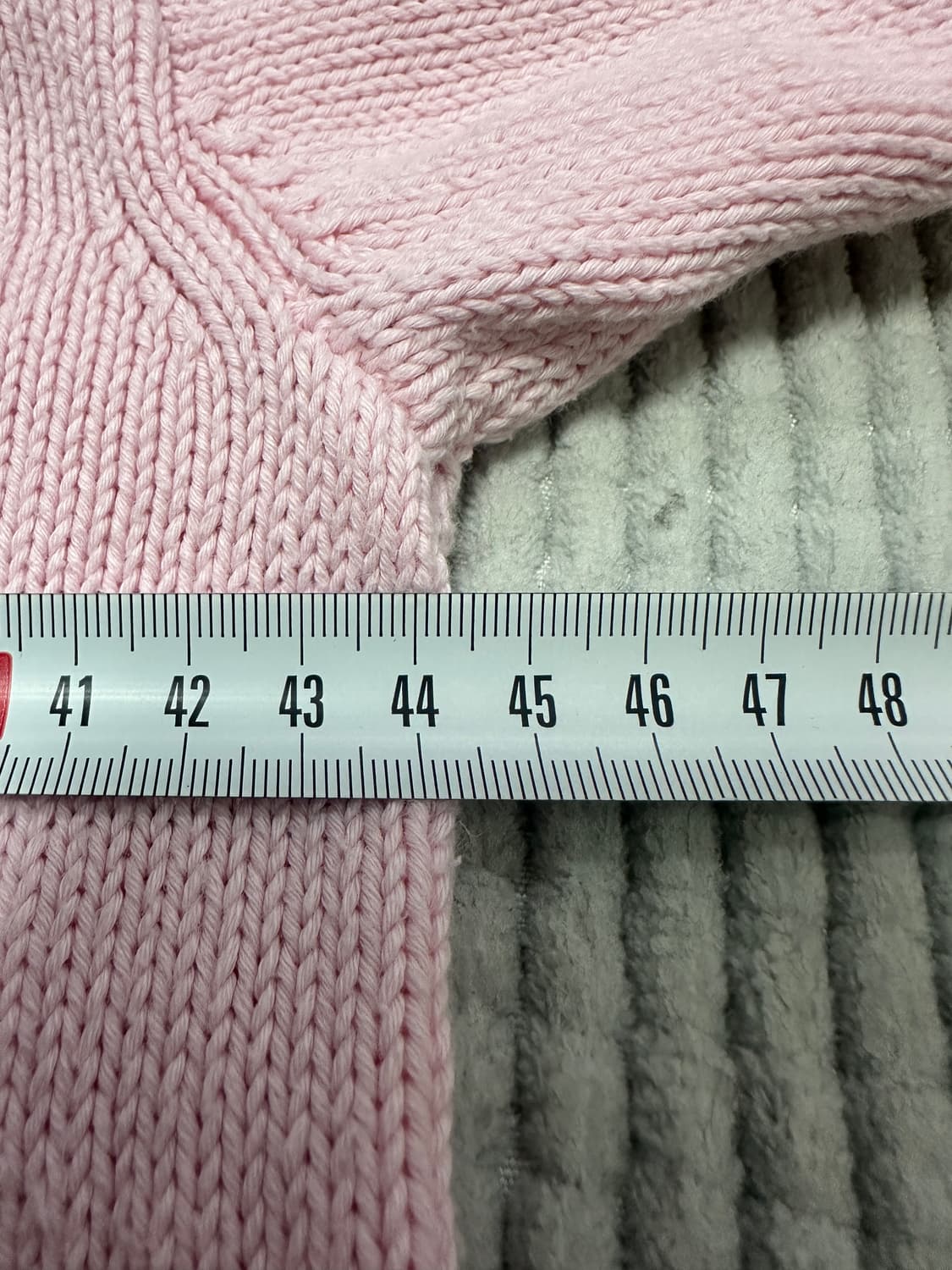 오프화이트 베이비 핑크 니트 상품이미지6