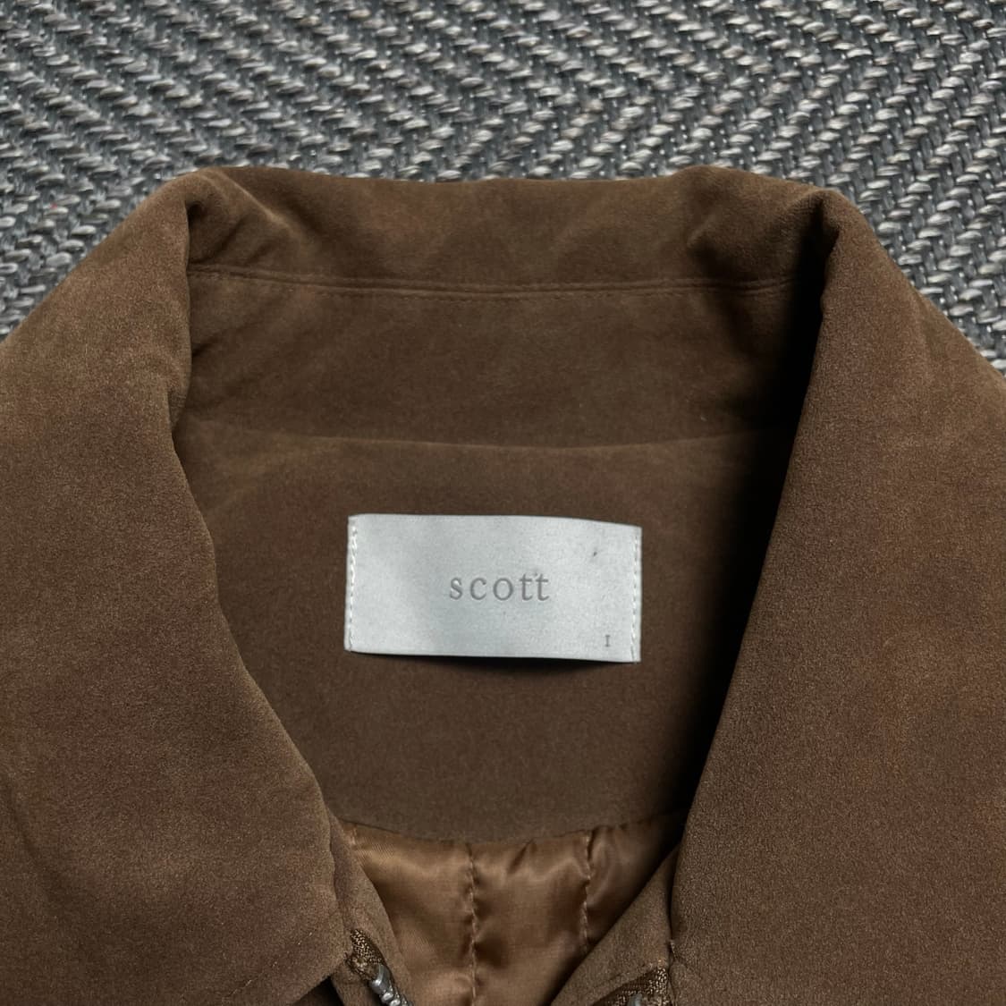 Scott 미니멀 투웨이 스웨이드 블루종 자켓 o 6265 상품이미지5