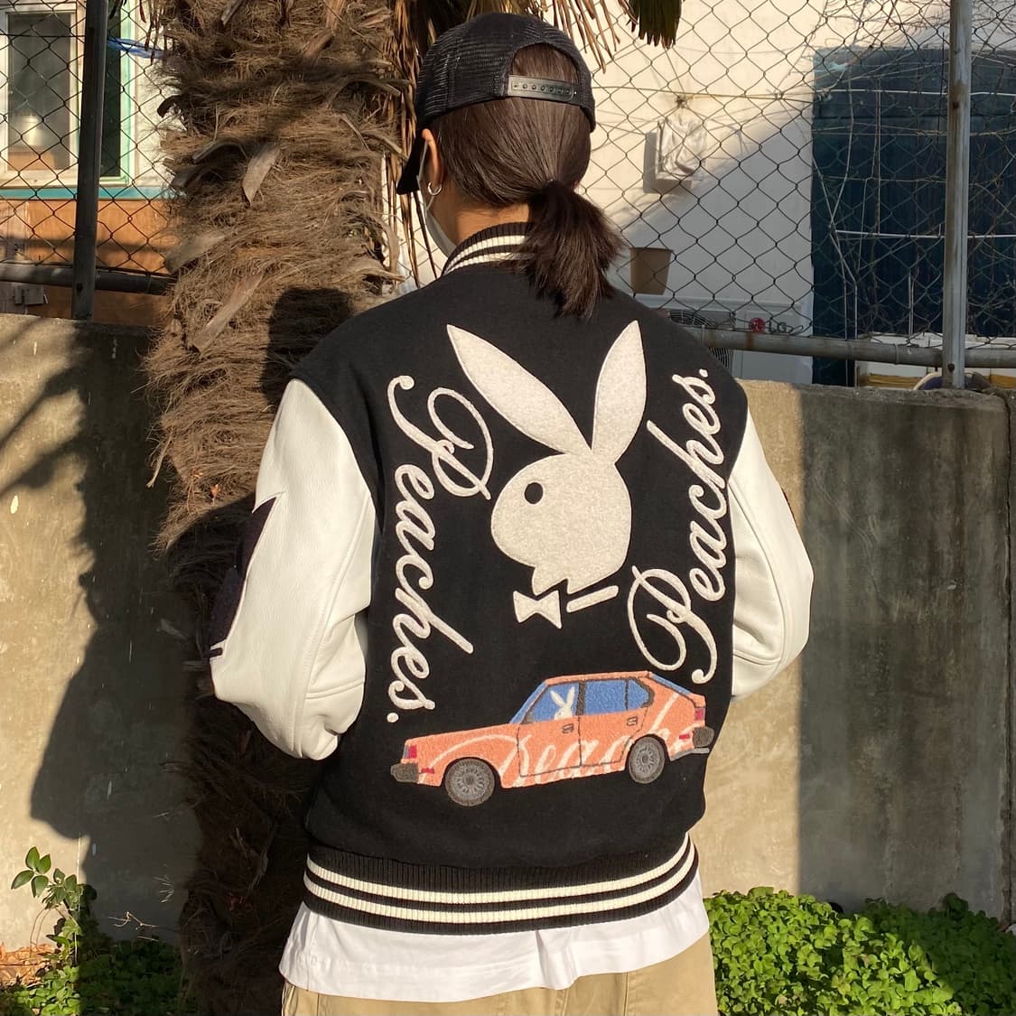 Peaches. x Playboy Varsity Jacket 상품이미지5