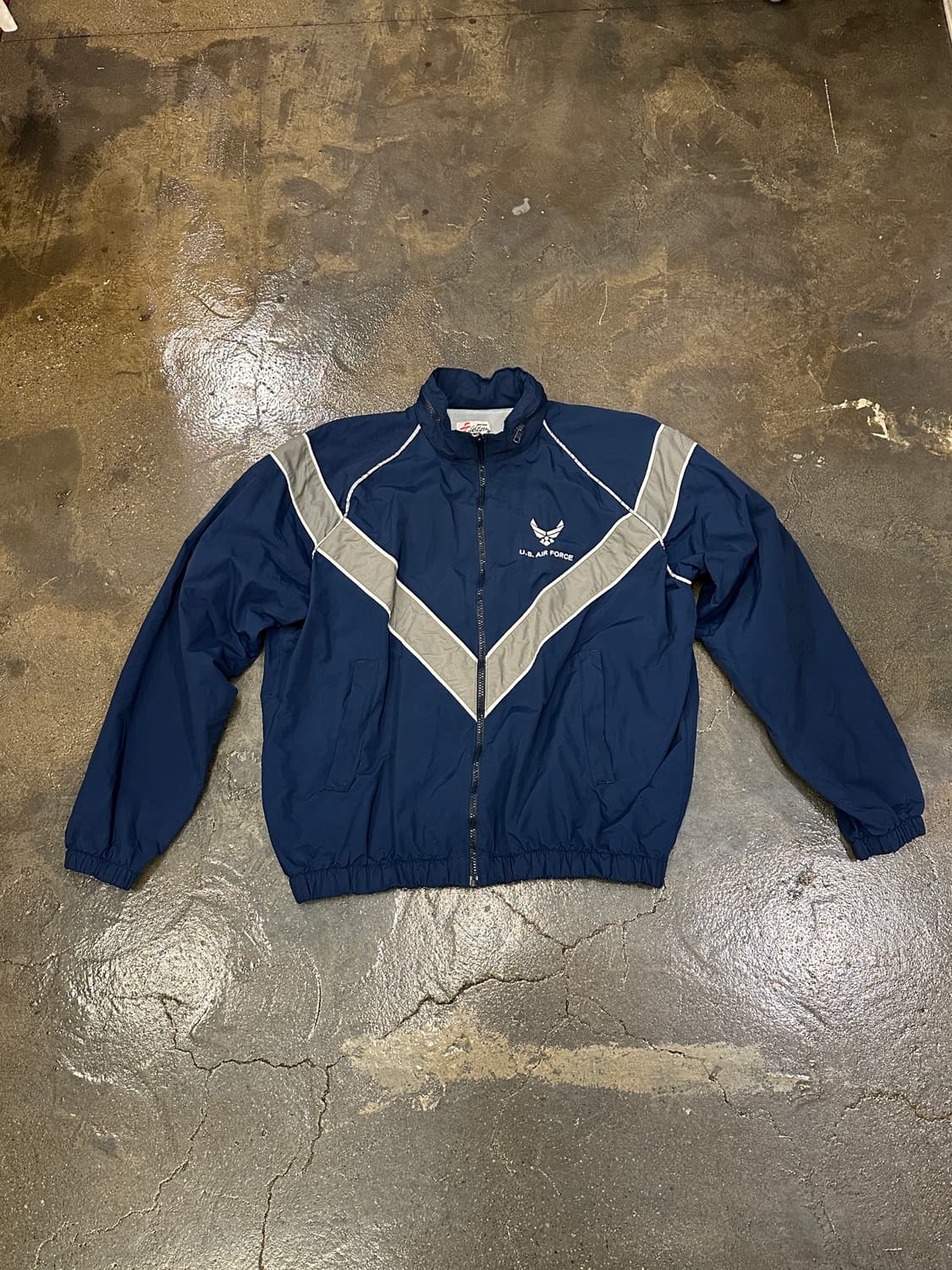 U.S. AIR FORCE 네이비 바람막이 M 상품이미지1