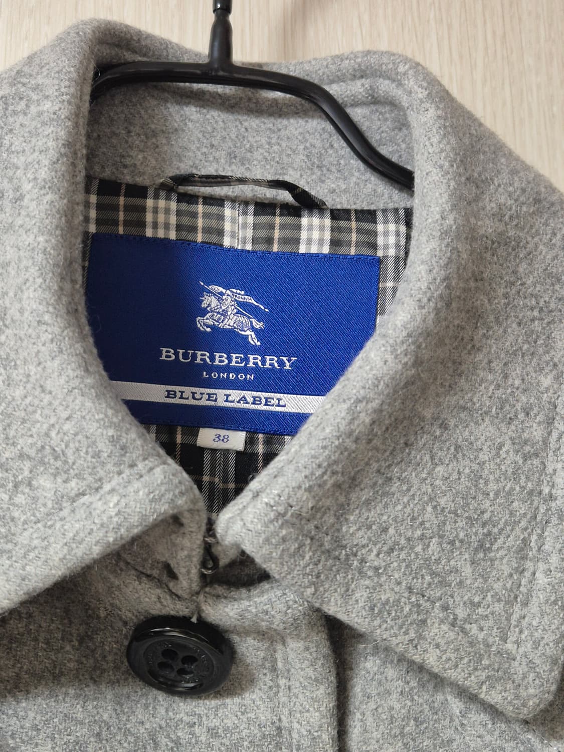 (정품) 버버리 블루라벨 울코트 앙고라 코트 38 상품이미지8