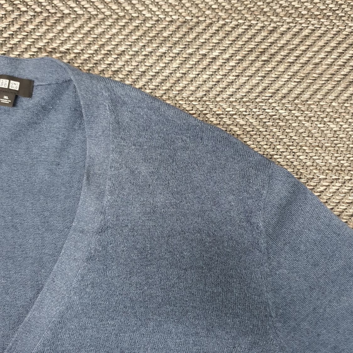 유니클로 린넨 브이넥 가디건 남자105 상품이미지3