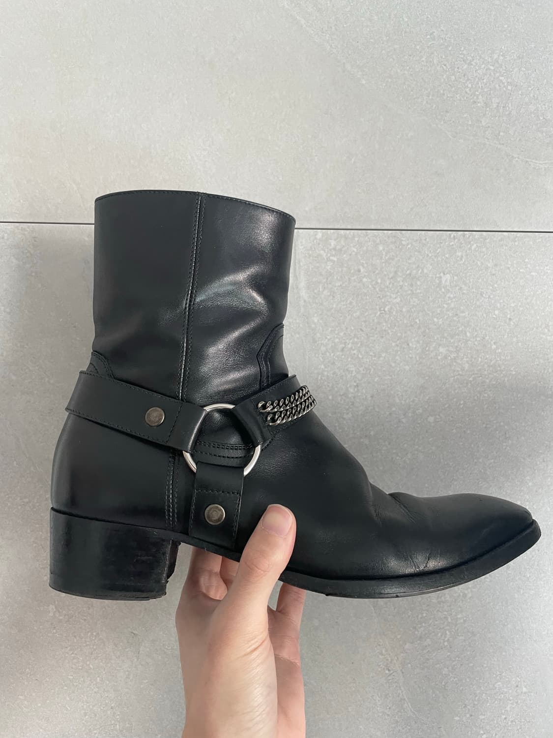 생로랑 체인모터사이클 하네스부츠 상품이미지1