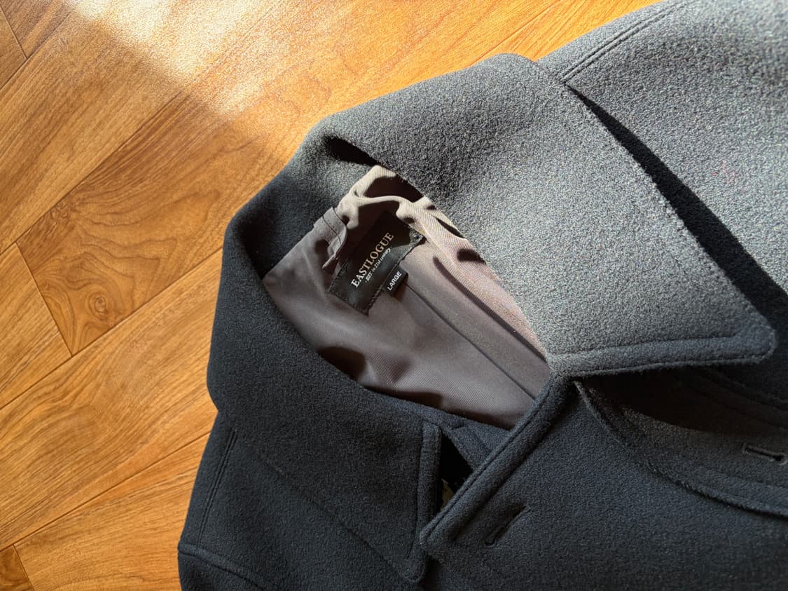 [L]이스트로그 울 피코트 네이비 상품이미지8