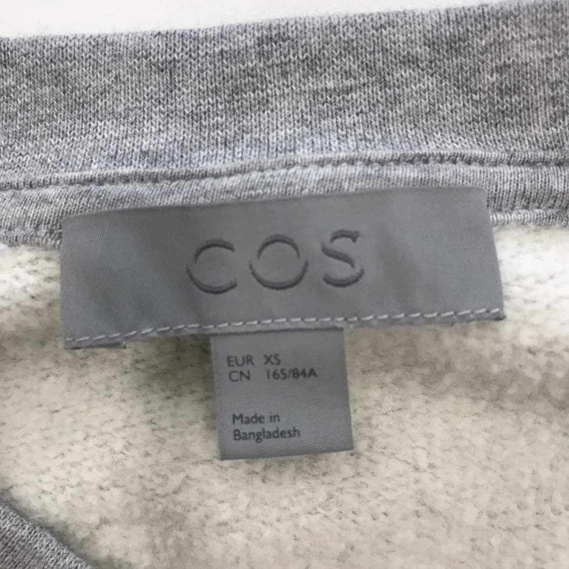 COS 코스 그레이 스웻셔츠 [xs사이즈] 상품이미지5