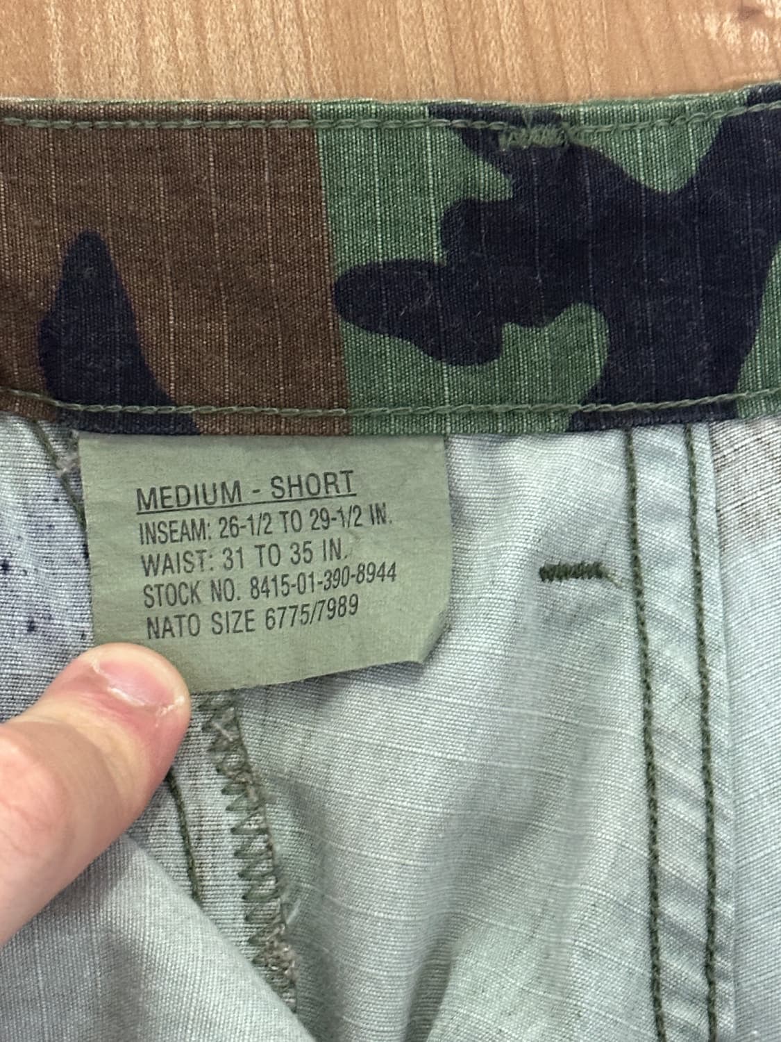 90s OG 우드랜드 카모팬츠 상품이미지3