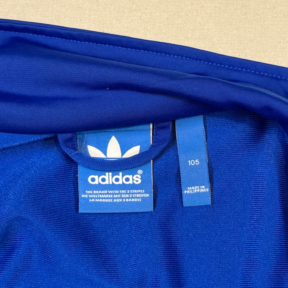 105) 아디다스 파이어버드 삼선 져지 트랙탑 집업 블루 A89 상품이미지7