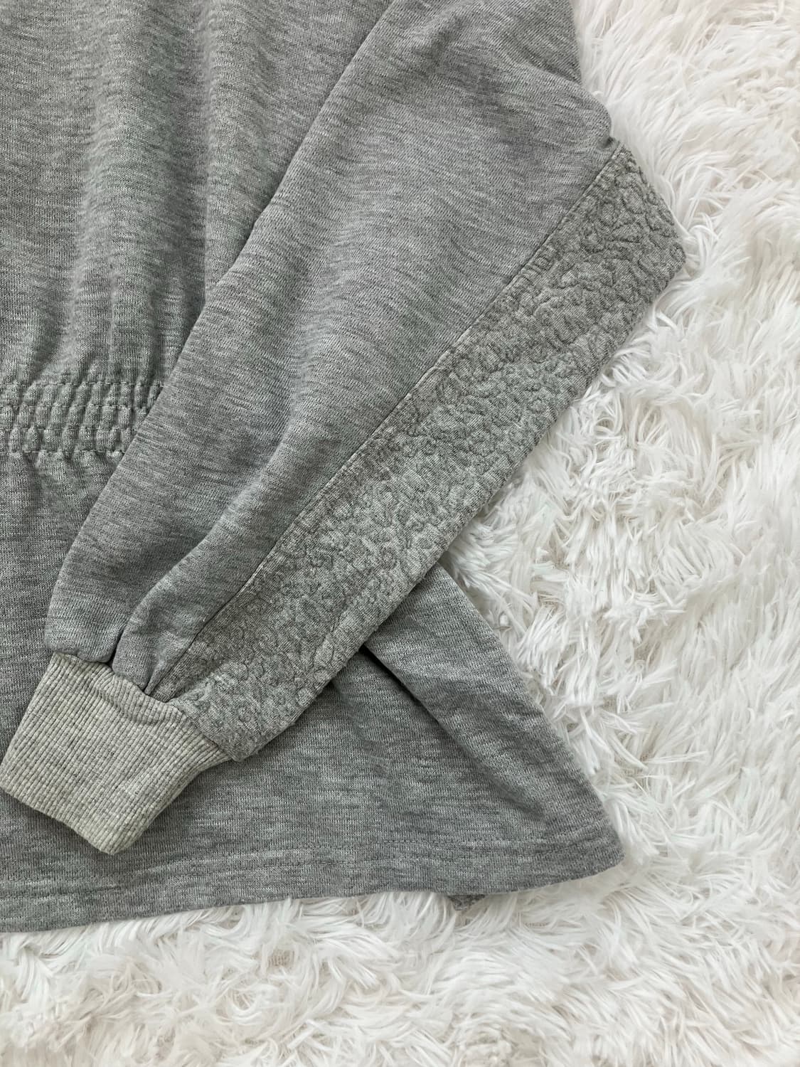 빈티지 그레이 셔링 긴팔티 y2k 스트릿 갸루 펑키 일본빈티지582 상품이미지4