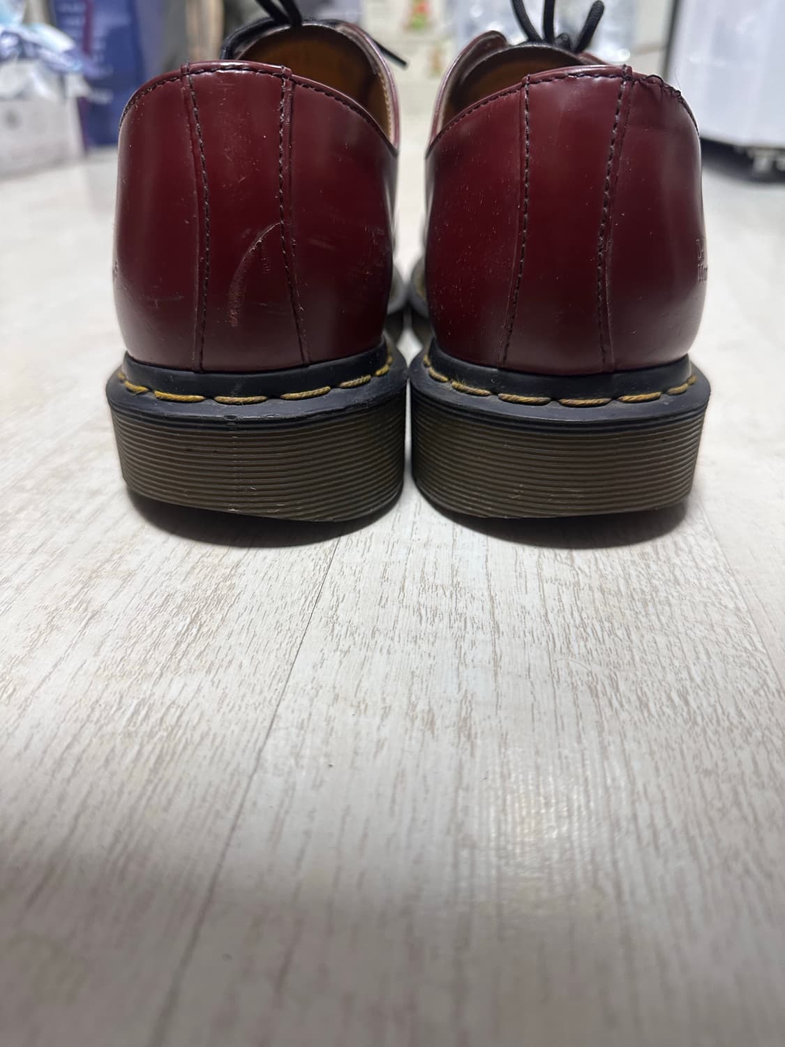 닥터마틴 1461스무스 체리레드uk7 상품이미지5