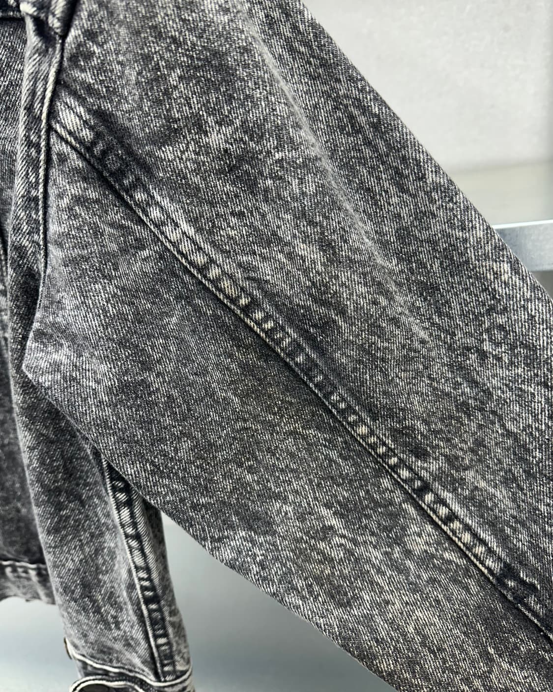 (WOMEN)80'S 리바이스 USA 흑청자켓-M1408 상품이미지6