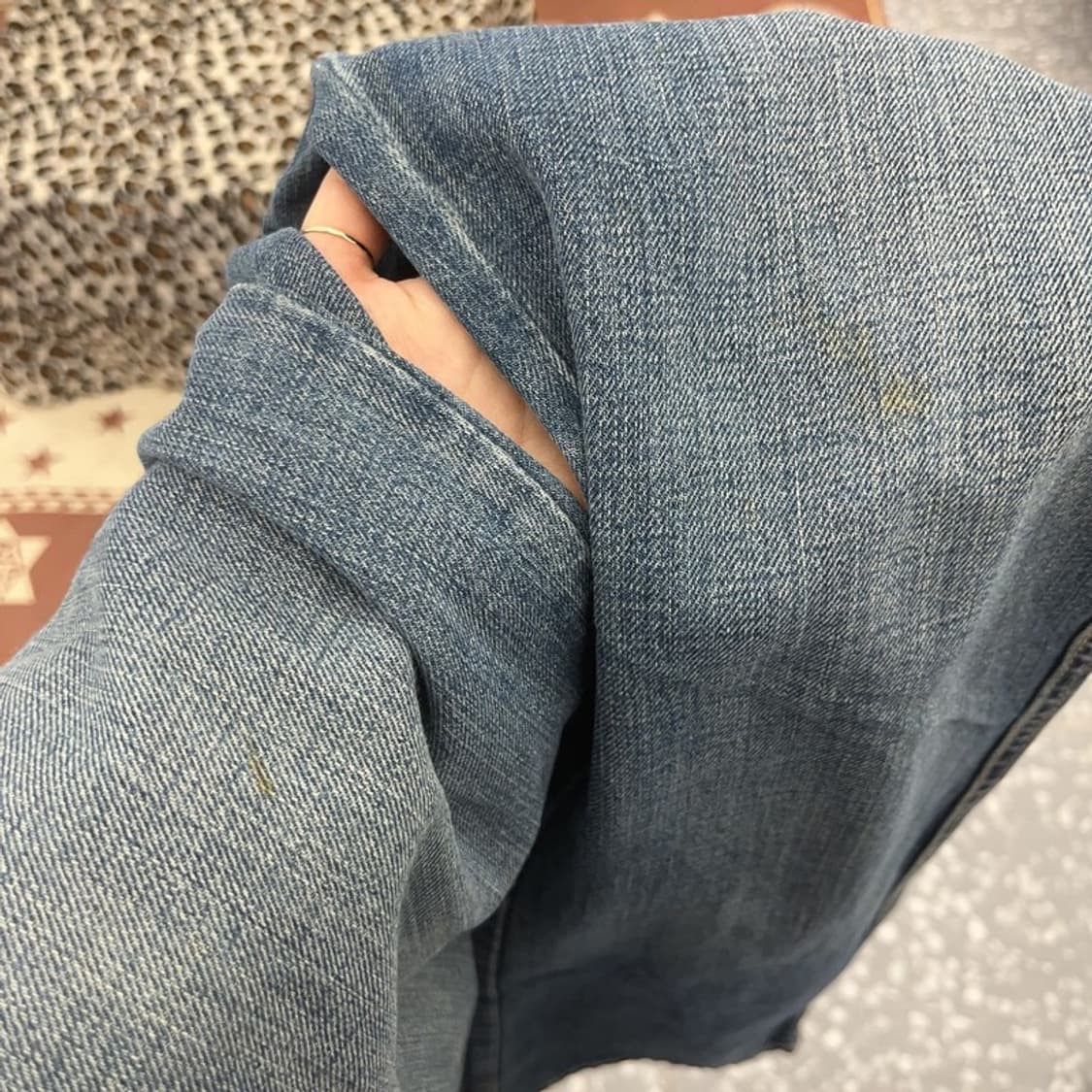 폴로 랄프로렌 올드스쿨 캐주얼 빈티지 워싱 데님팬츠 27인치 C09327 상품이미지7