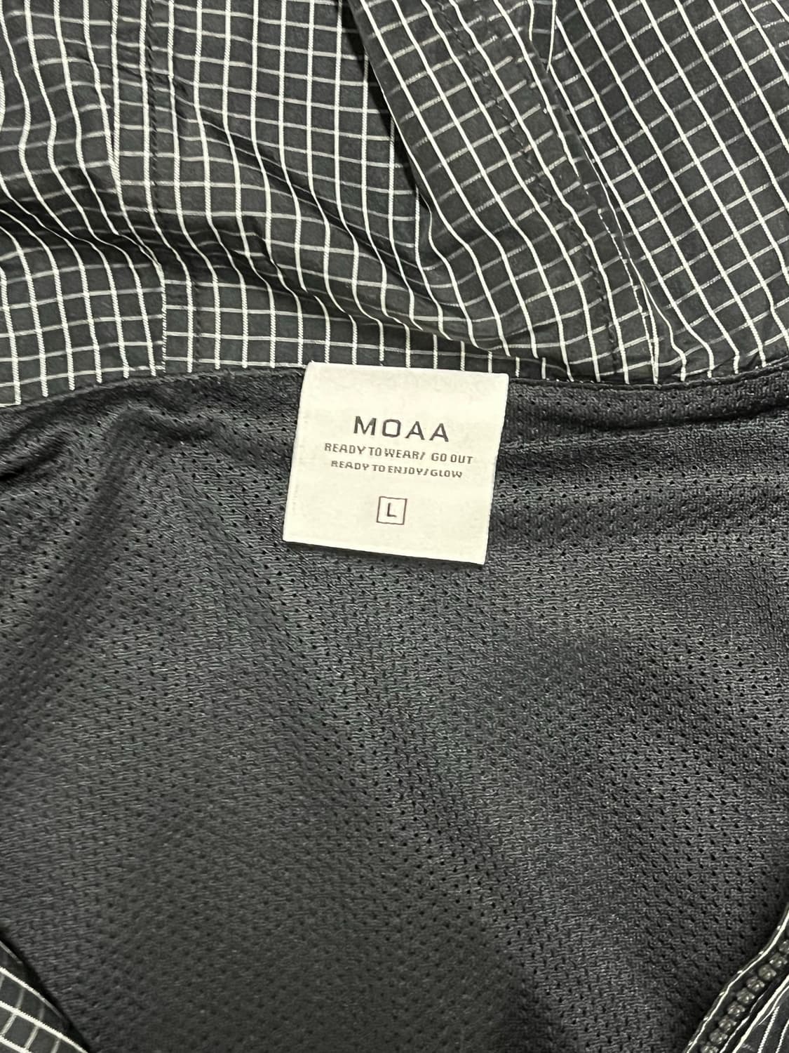 MOAA 바람막이 상하의 셋업 블랙 상품이미지5