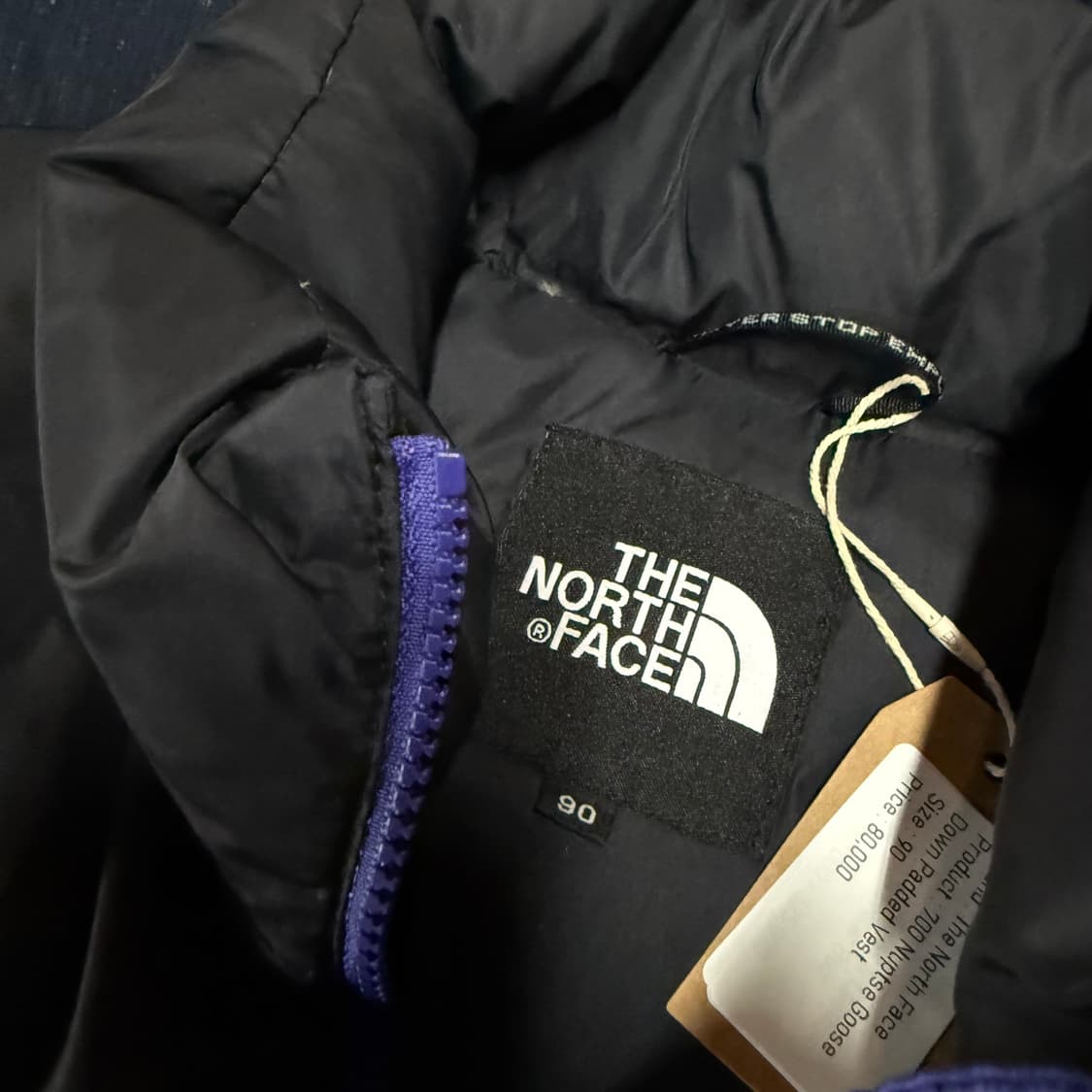 노스페이스 700 눕시 다운 패디드 베스트 90 상품이미지5