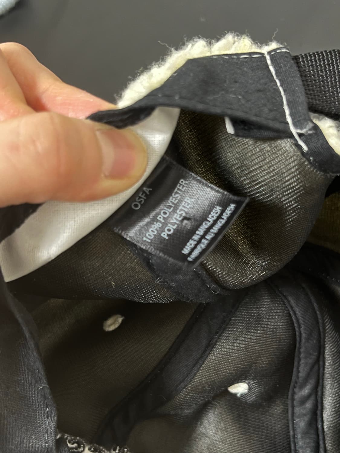 스투시 로고 엠브로이더드 쉐르파 베이스볼캡 (한국에없음) 상품이미지3