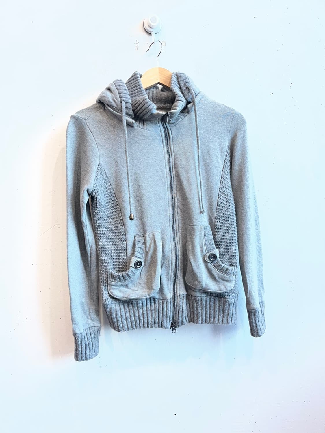 JPN 모리 니팅 후드집업  상품이미지1