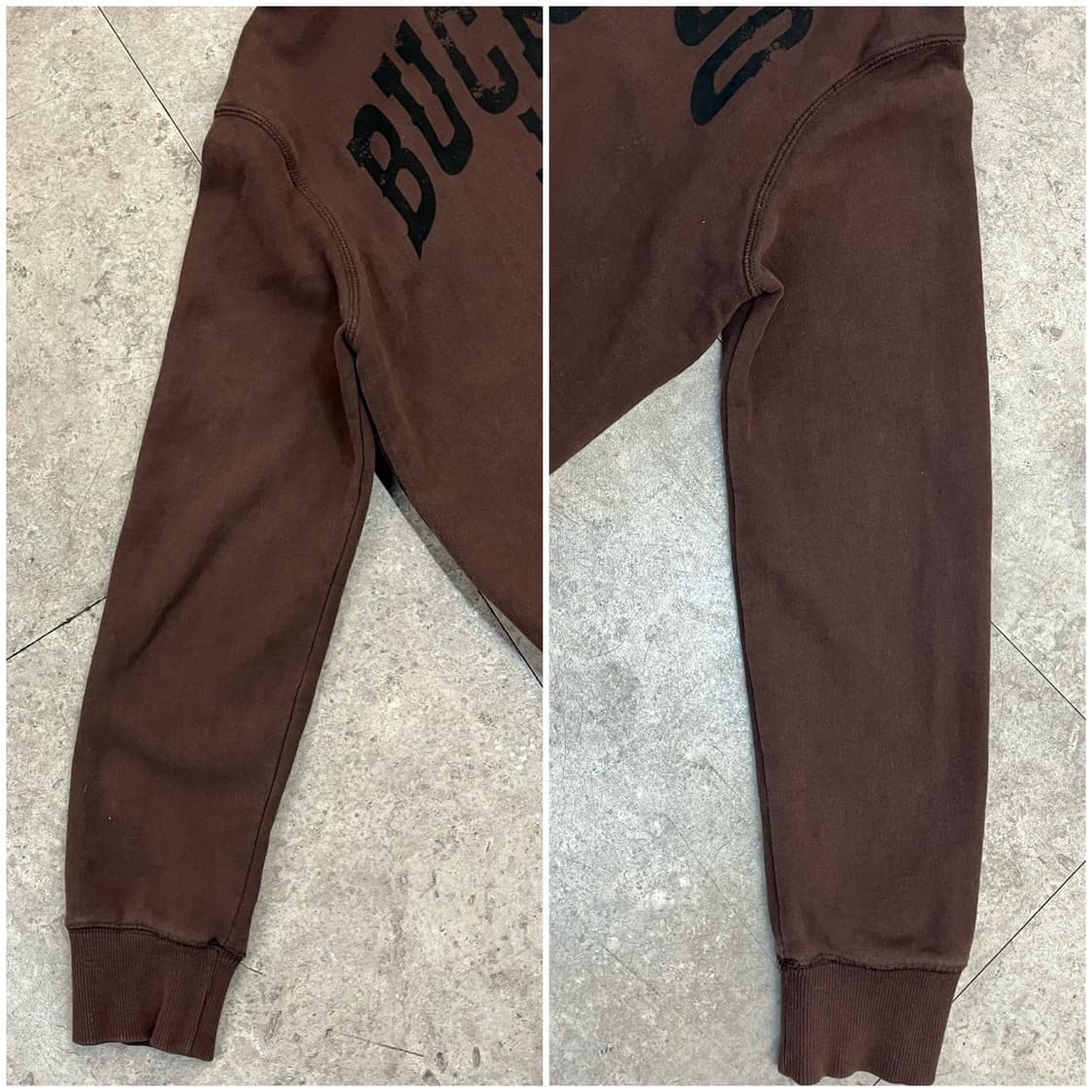 버커루 빈티지 후드집업 브라운 L #csz2354 상품이미지9