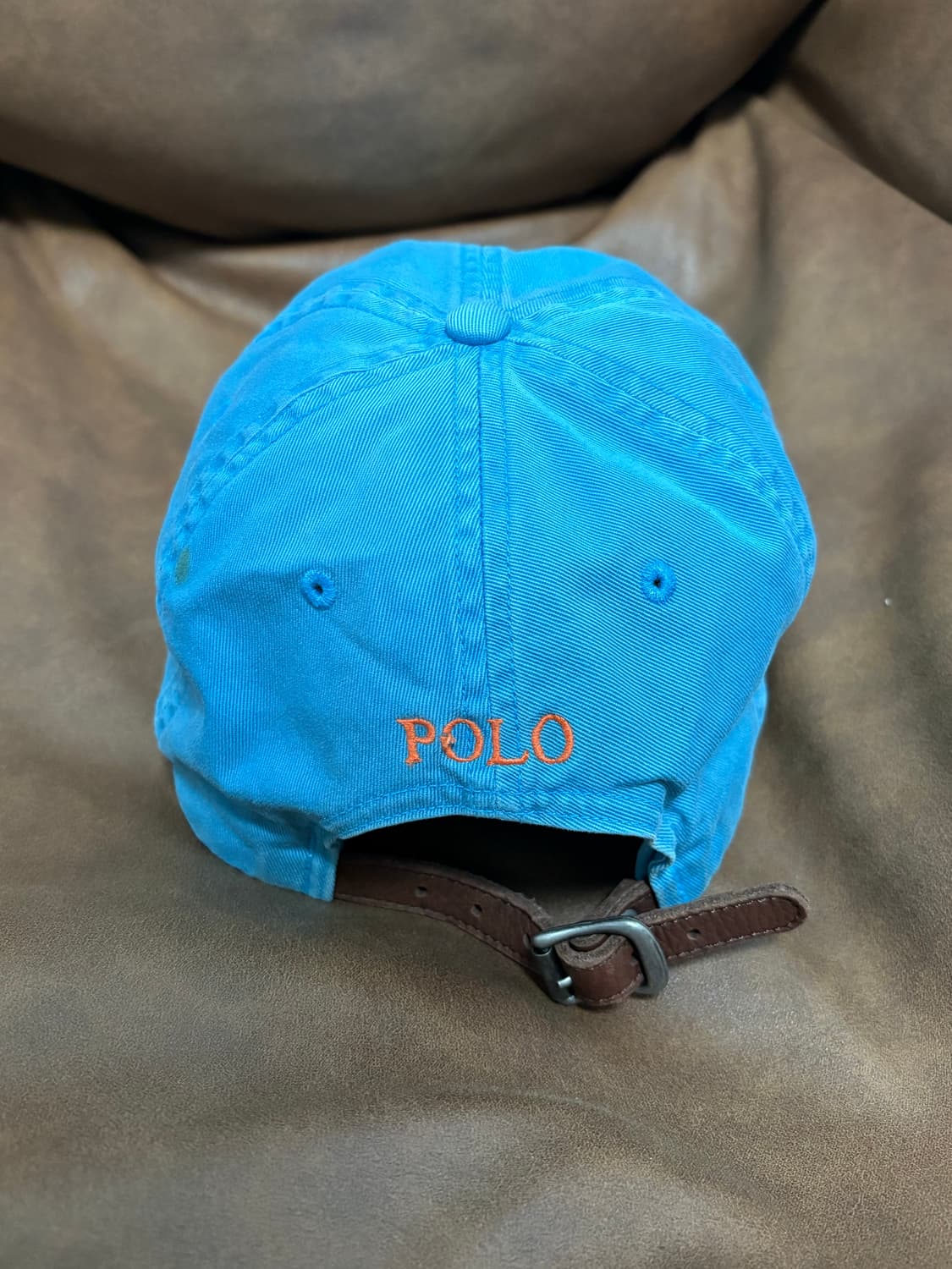 90s 폴로 랄프로렌 레더 스트랩 볼캡 상품이미지7