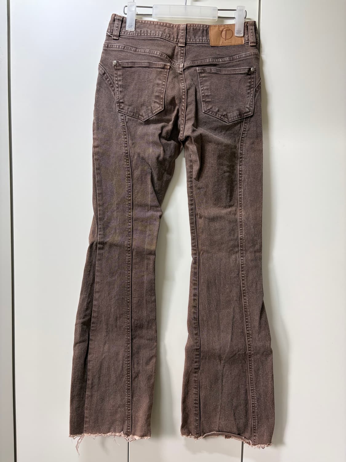 더오픈프로덕트 y2k 브라운 데님 바지 상품이미지3