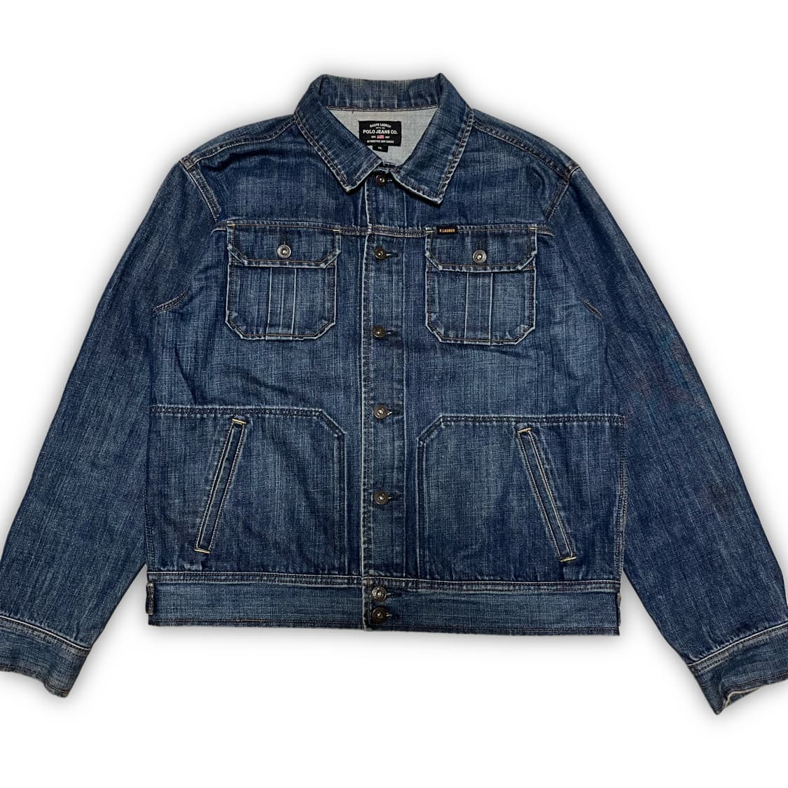 폴로 진스 컴퍼니 데님 자켓 90년대 L-XL 상품이미지1