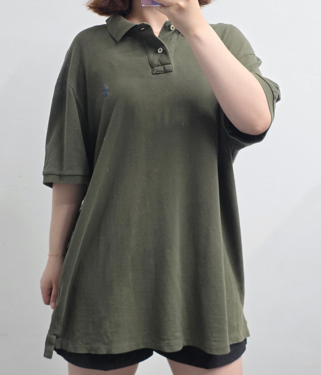 [프립]XXL/폴로 랄프로렌 카키색 반팔 카라티 상품이미지2