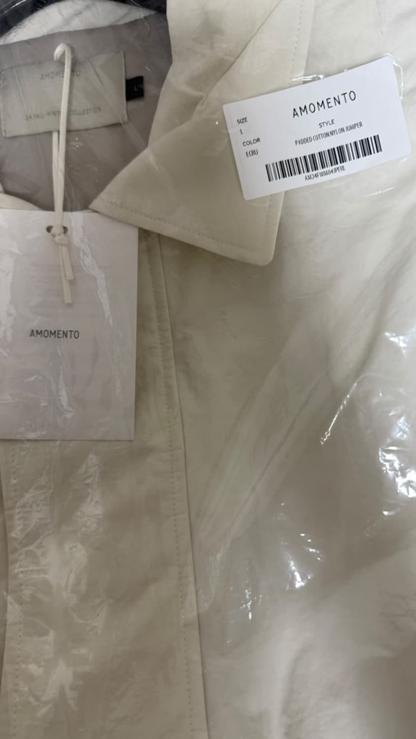 아모멘토 코튼 나일론 패디드 점퍼 새상품 상품이미지2
