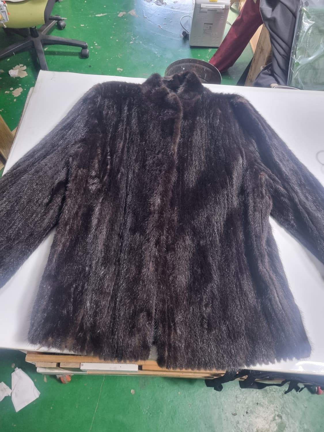 진도모피 사가밍크 하프코트 66-77 상품이미지3