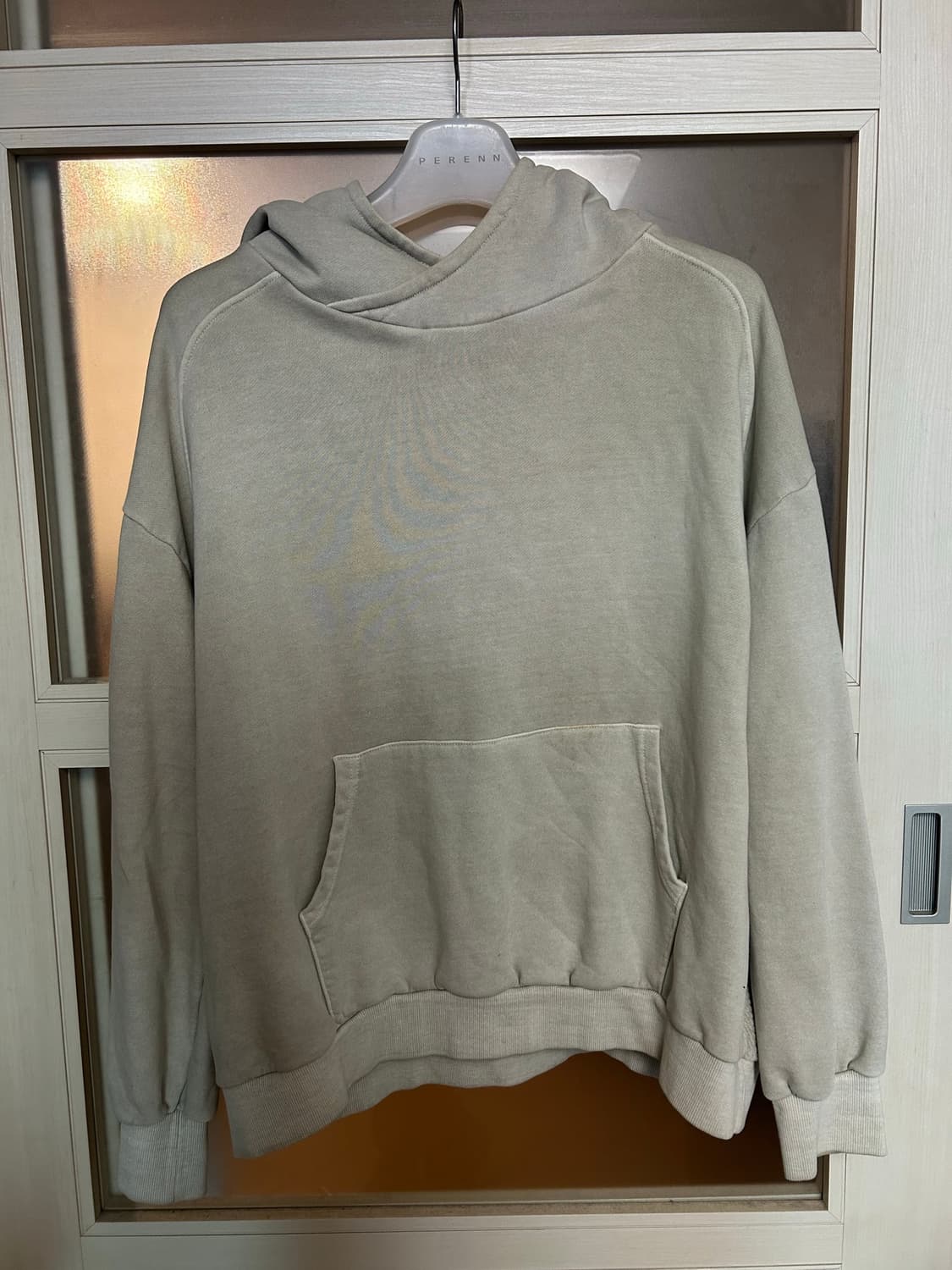 Ignota Core:6 Washed Hoodie Light Beige 상품이미지4