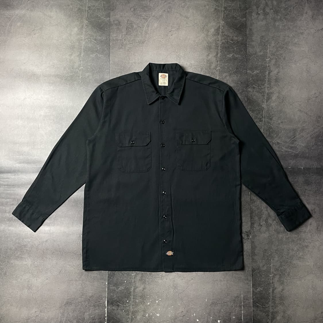 DICKIES 00s 디키즈 빈티지 블랙 플랩포켓 워크 셔츠 A01069 상품이미지1