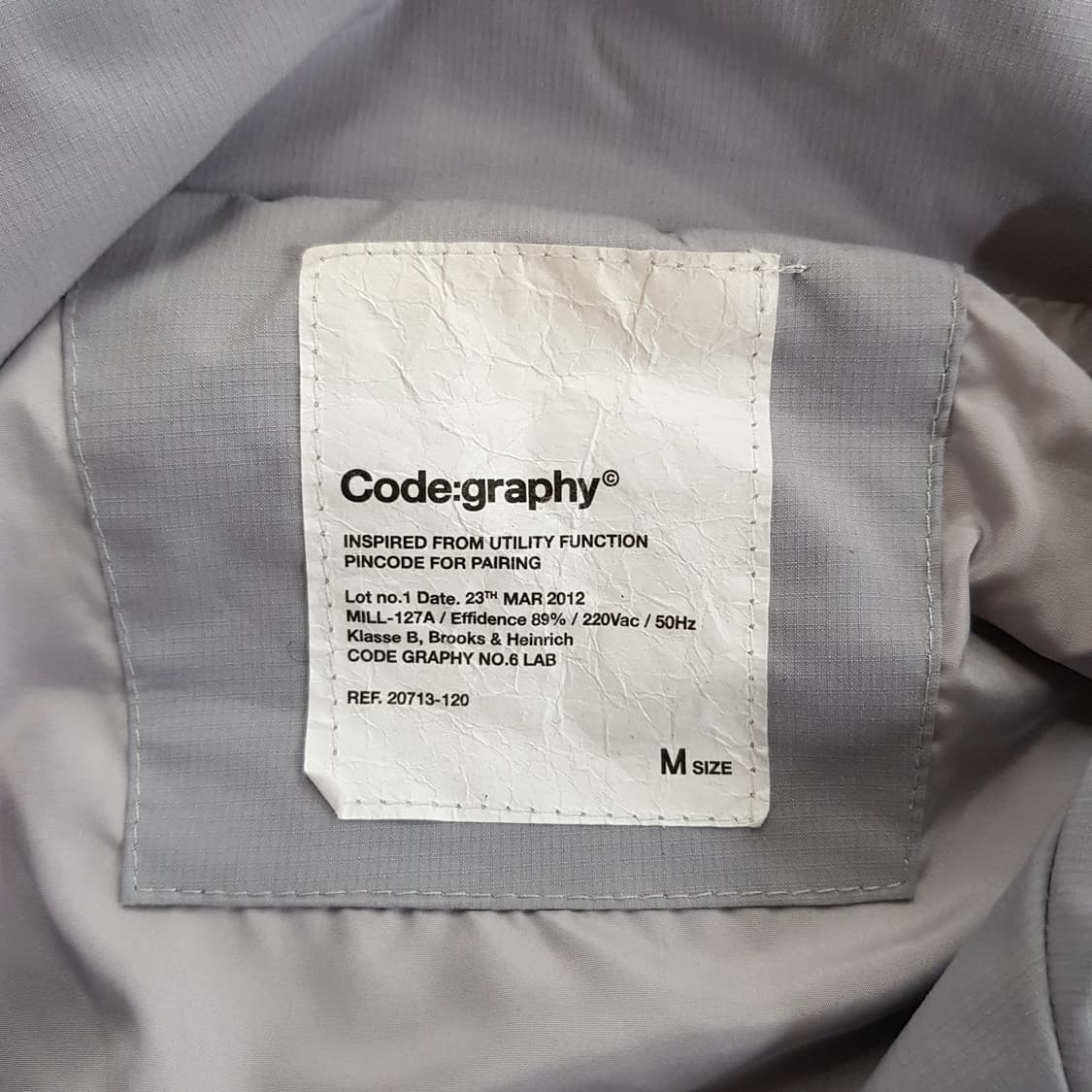 코드그라피 바람막이 자켓 조거팬츠 남자 셋업 M.S사이즈 상품이미지3