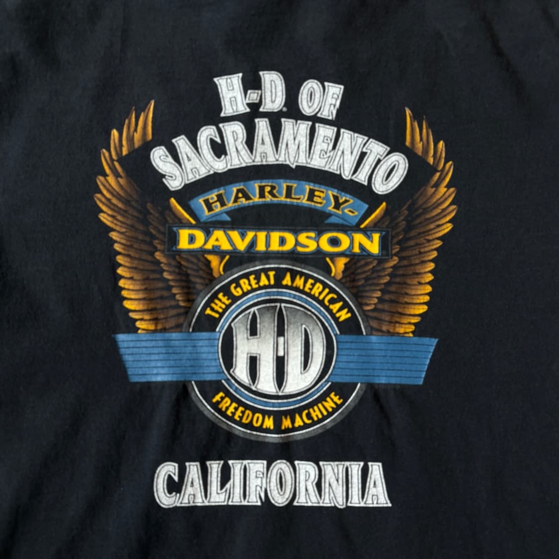 95년 미국 생산 할리데이비슨 블랙 반팔 티셔츠 싱글스티치 상품이미지9